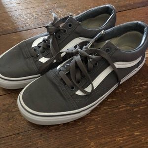 Gray Vans size 8 women’s 6.5 men’s
